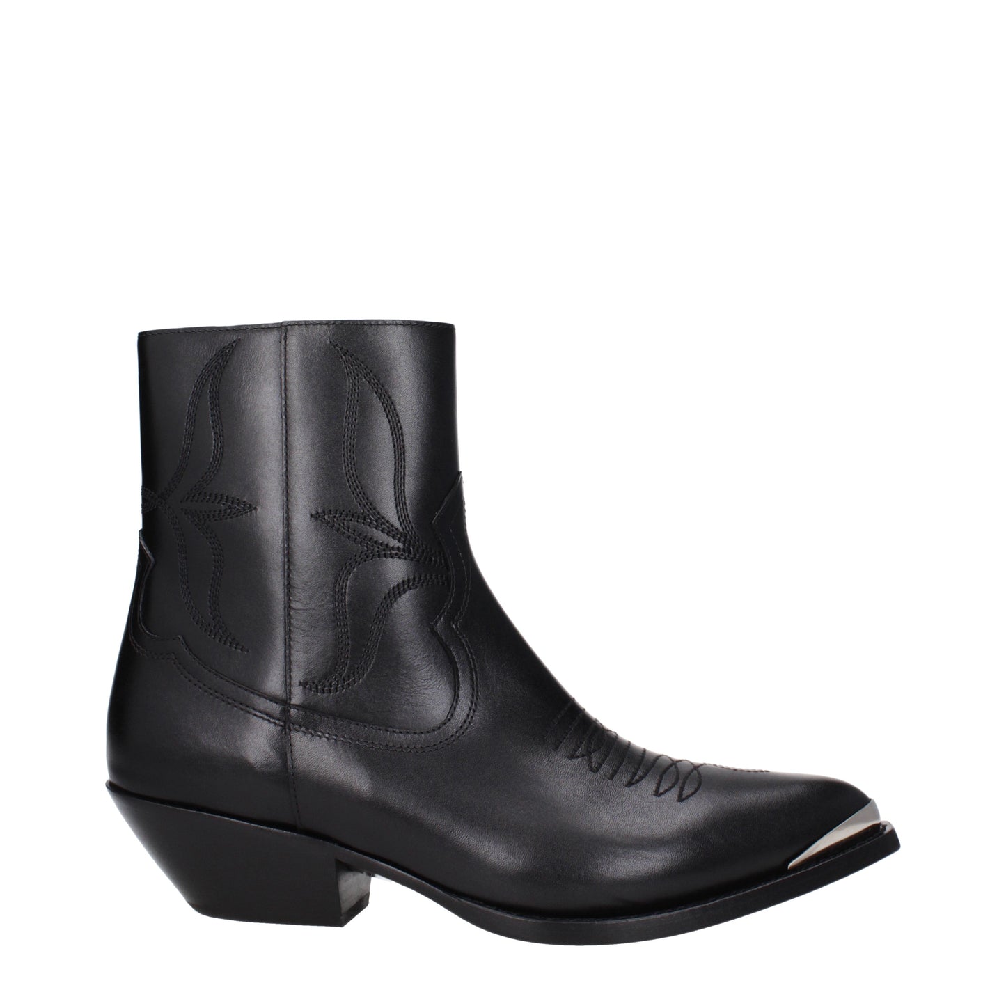 Celine Men's Boots in Leather Black