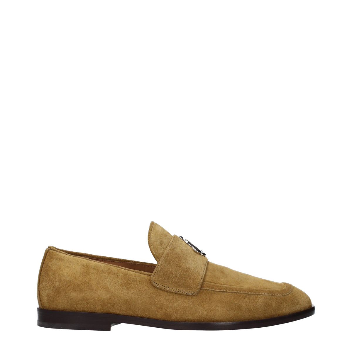Jil Sander Loafers Men Suede Brown/Camel