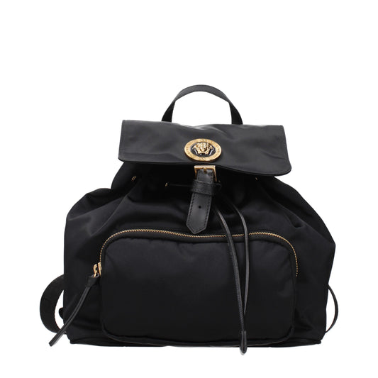 Versace Backpacks and Bumbags Women Fabric  Black