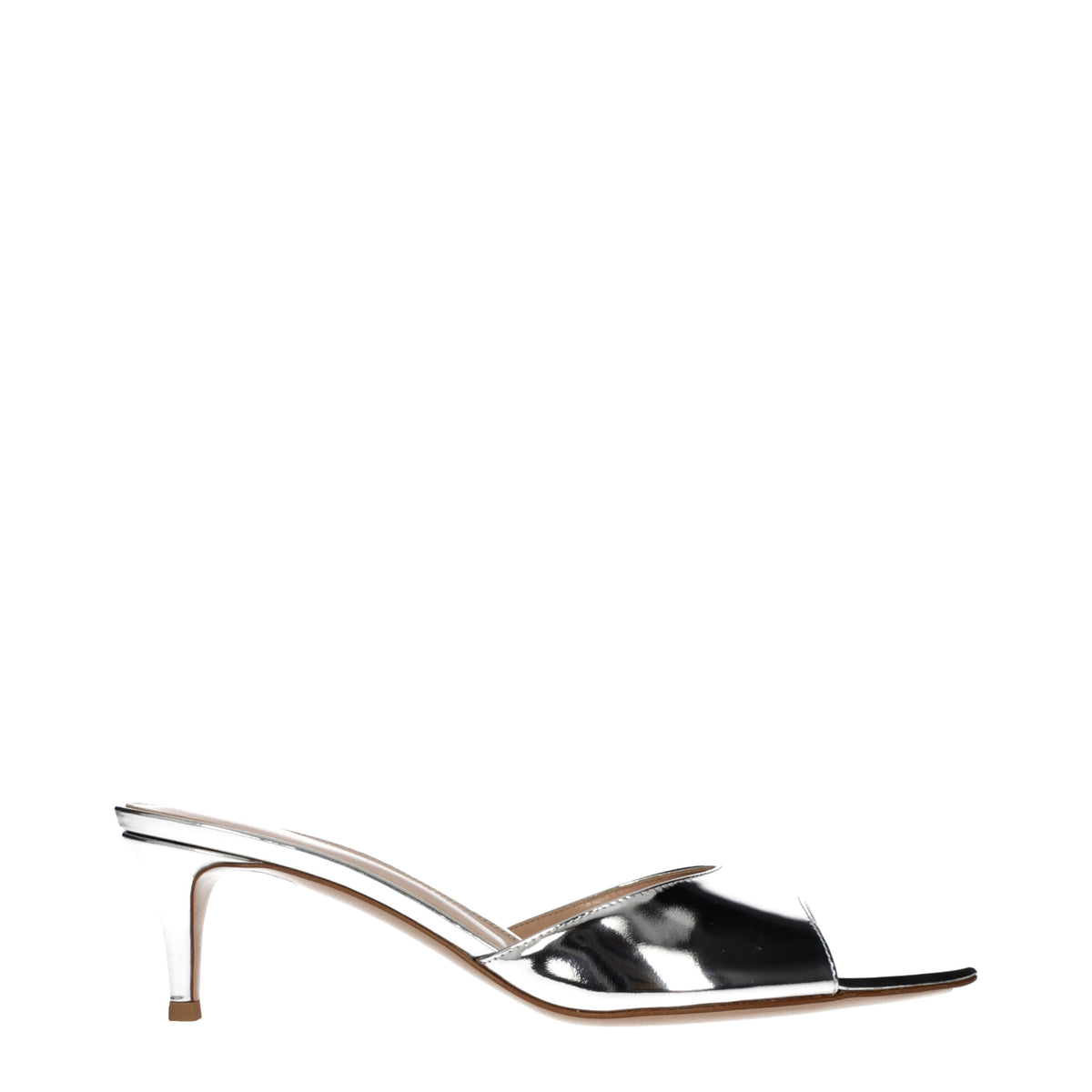 Gianvito Rossi Sandals Women Leather Silver