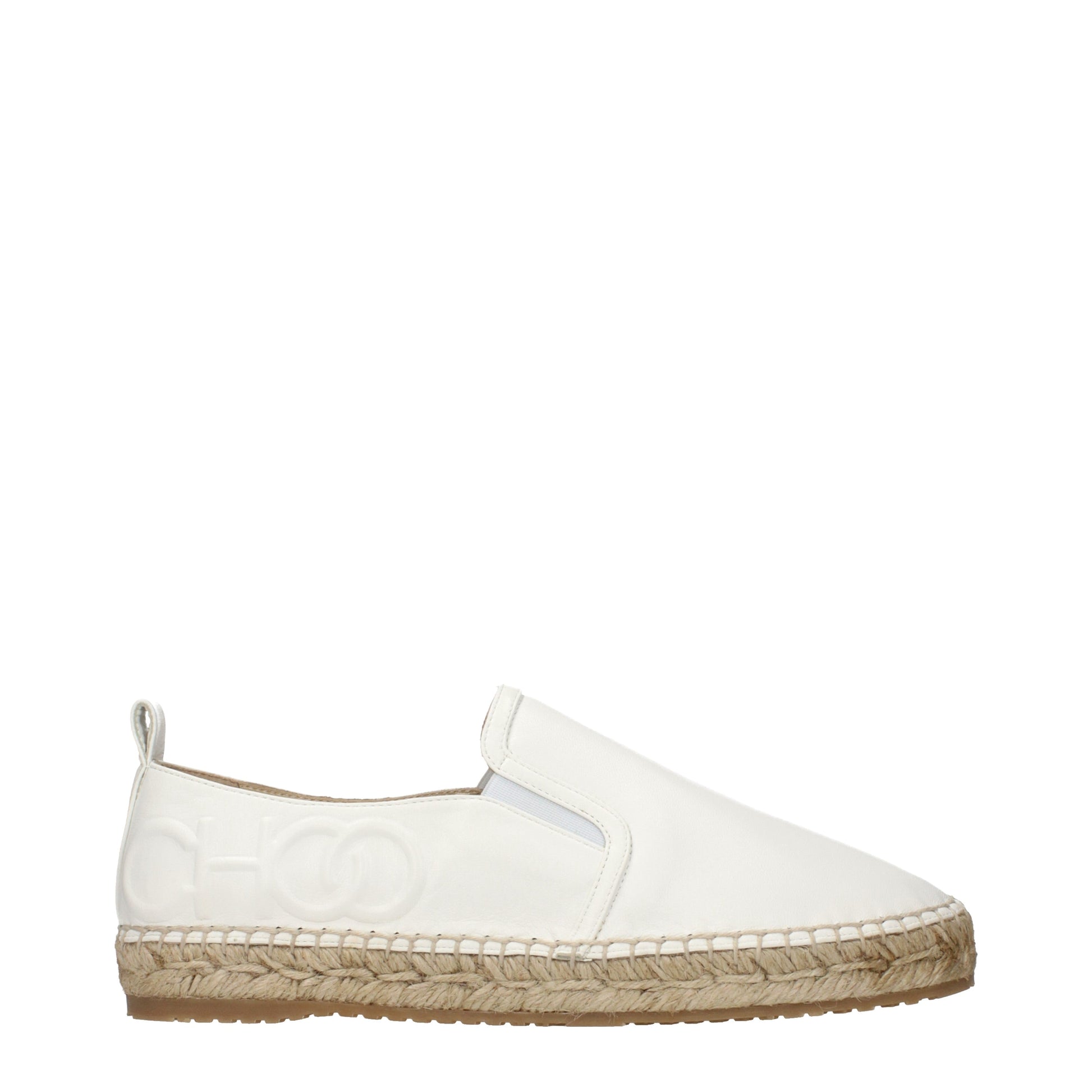 Jimmy Choo Espadrilles Women Leather White/Milk