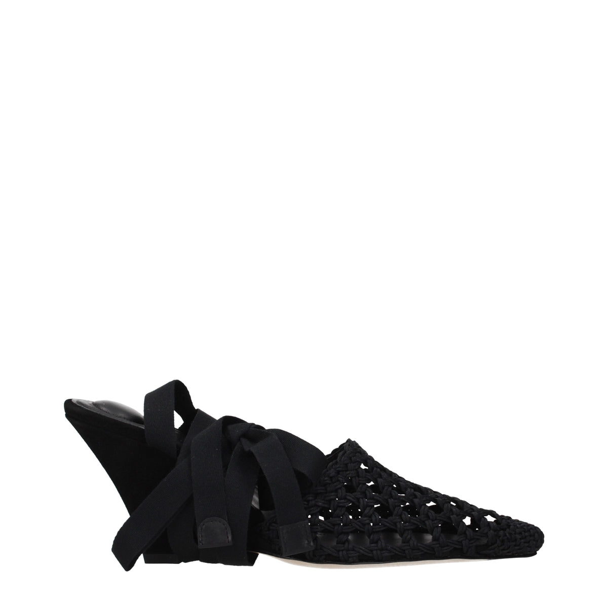Jacquemus Sandals Women Fabric  Black