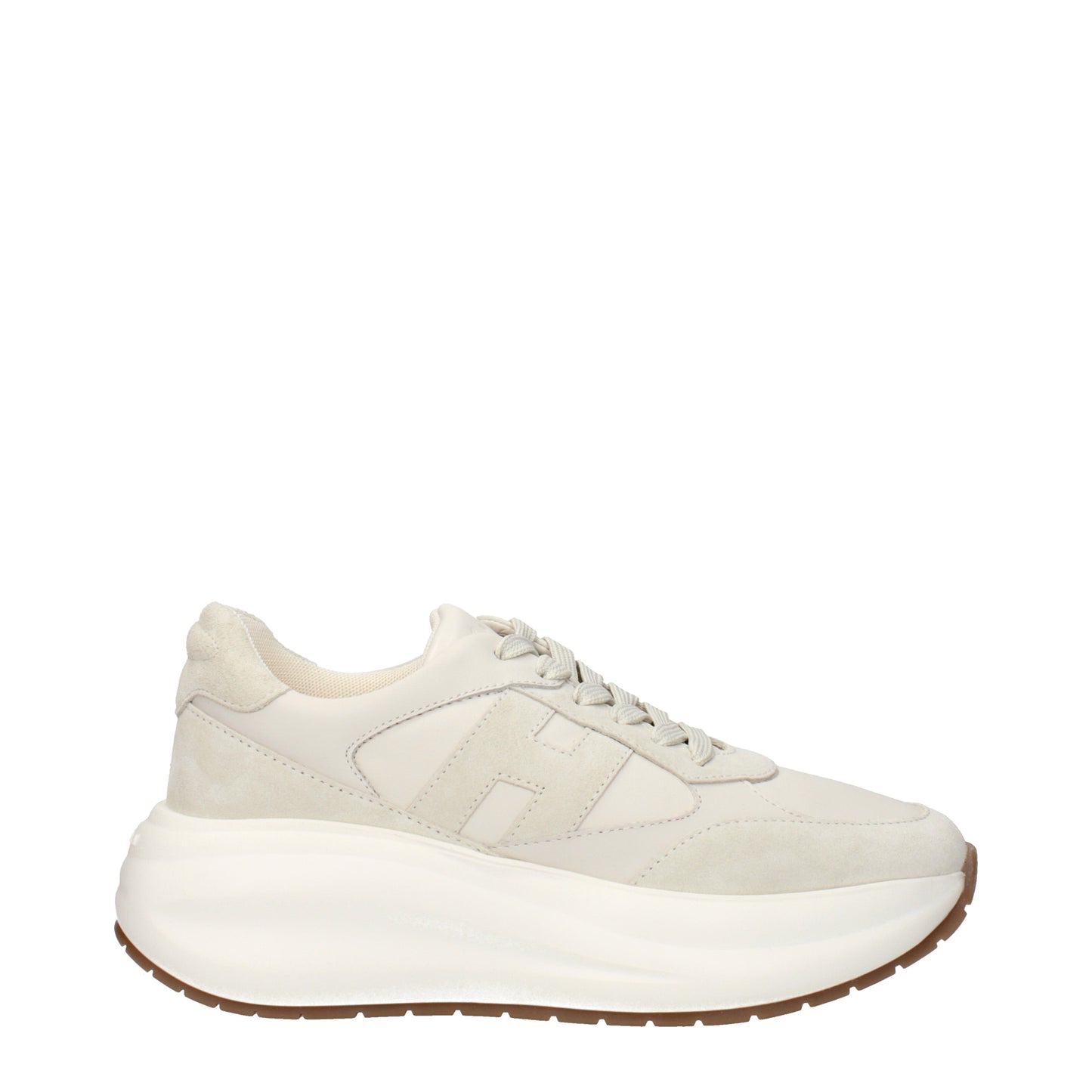 Hogan Sneakers Women Leather Beige/Ivory