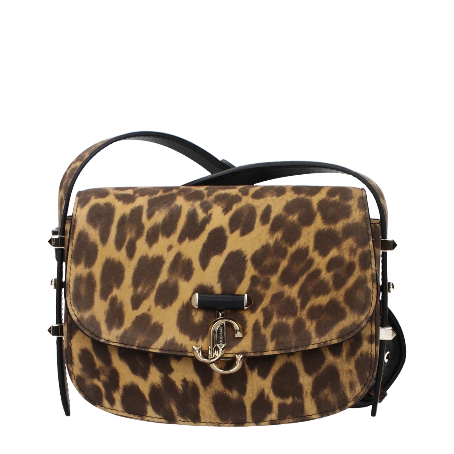 Jimmy Choo Crossbody Bags Women Suede Brown