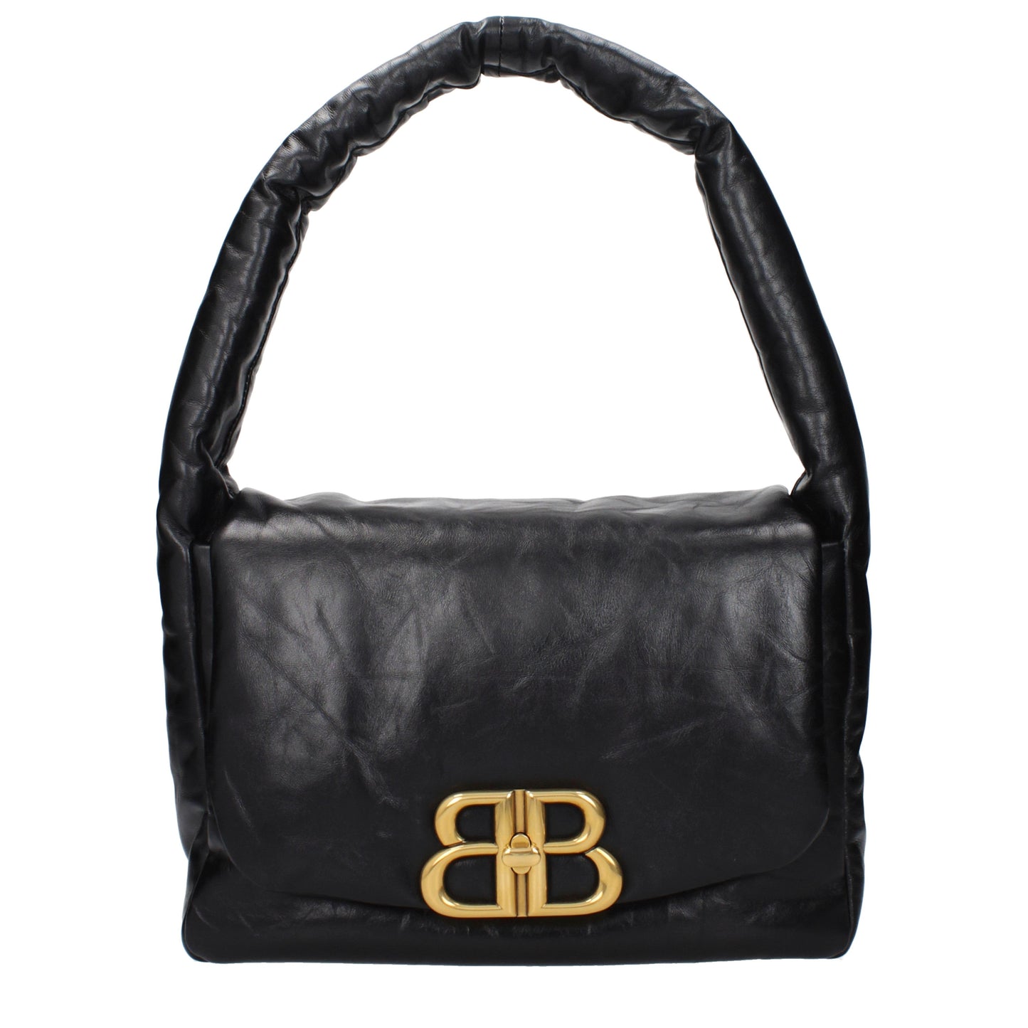 Balenciaga Handbags Women Leather Black