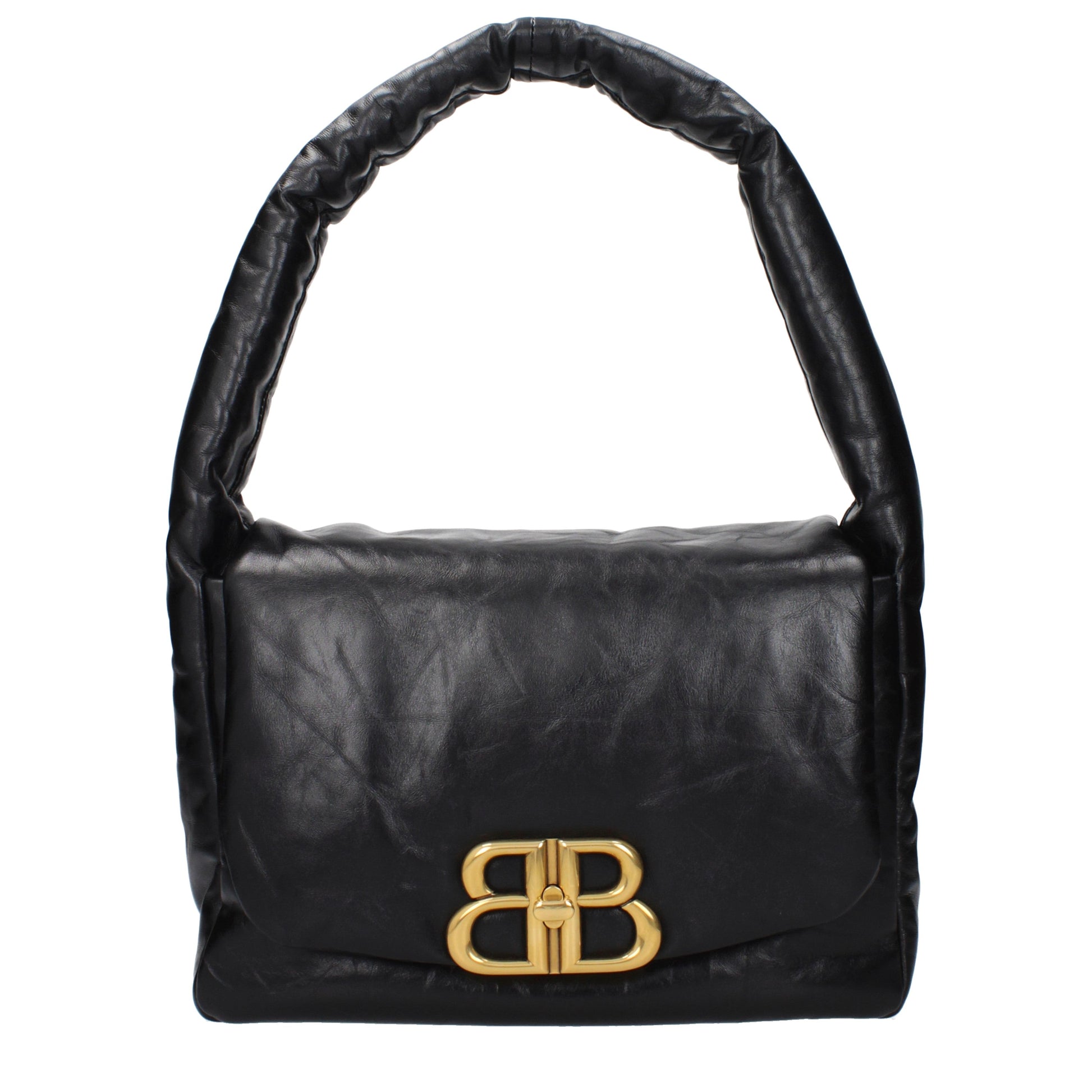 Balenciaga Handbags Women Leather Black