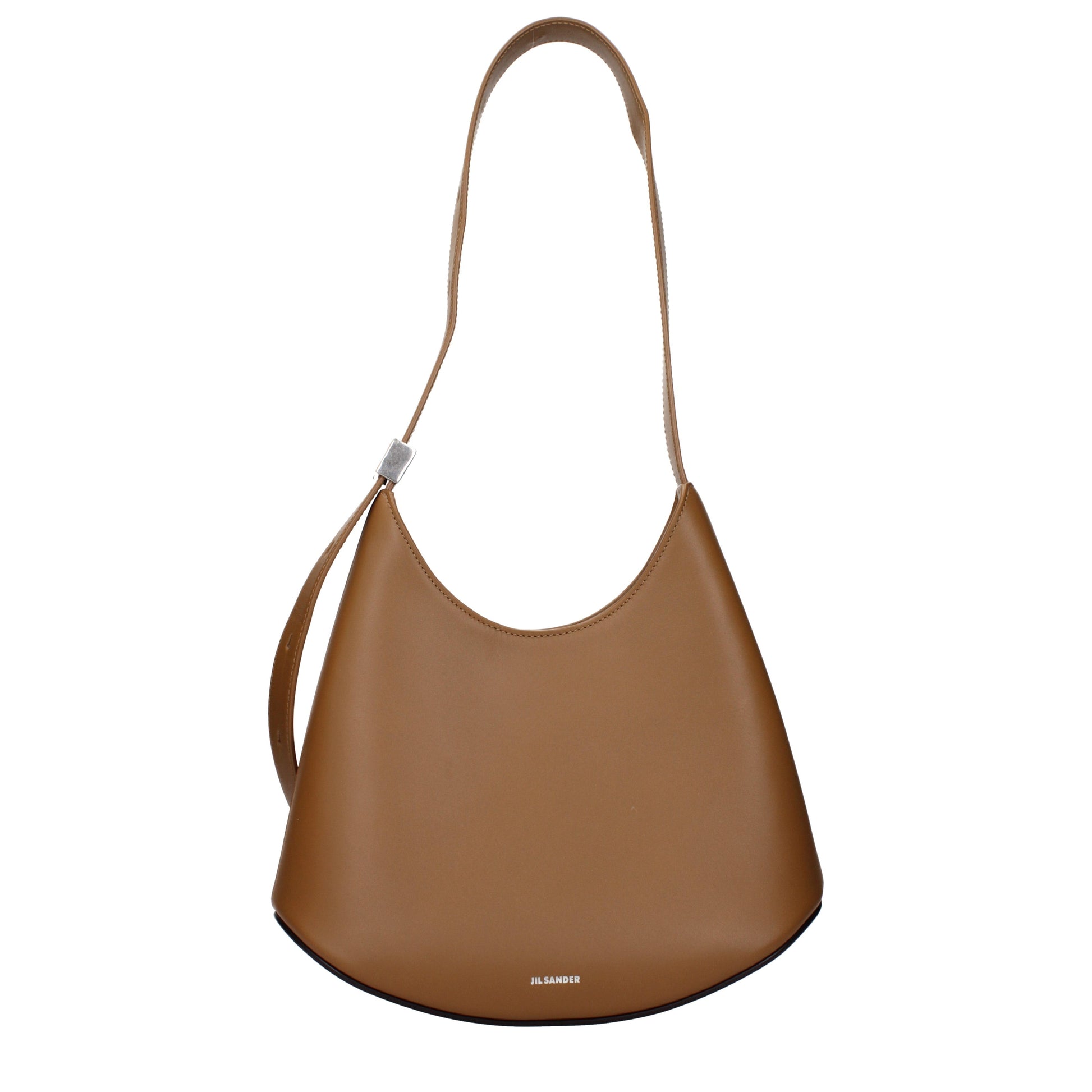 Jil Sander Shoulder Bags Women Leather Brown/Hazelnut