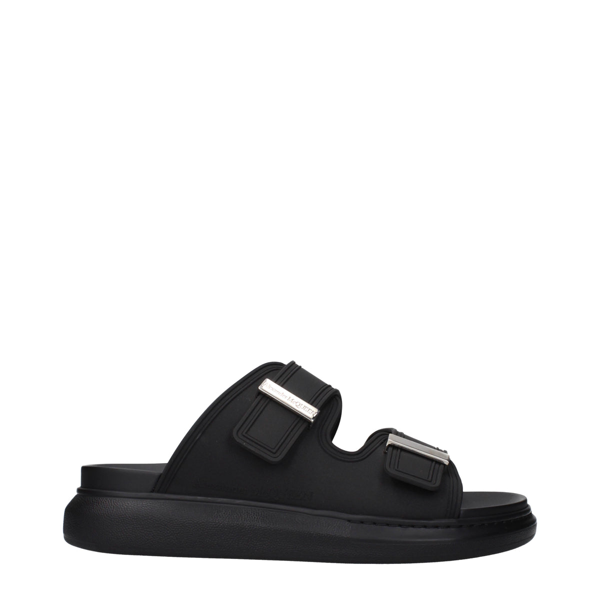 Alexander McQueen Slippers and Clogs Men Rubber Black