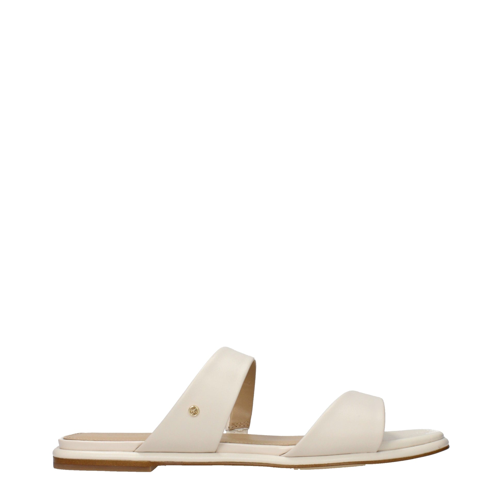 Michael Kors Women's Slippers and Clogs Leather Cream