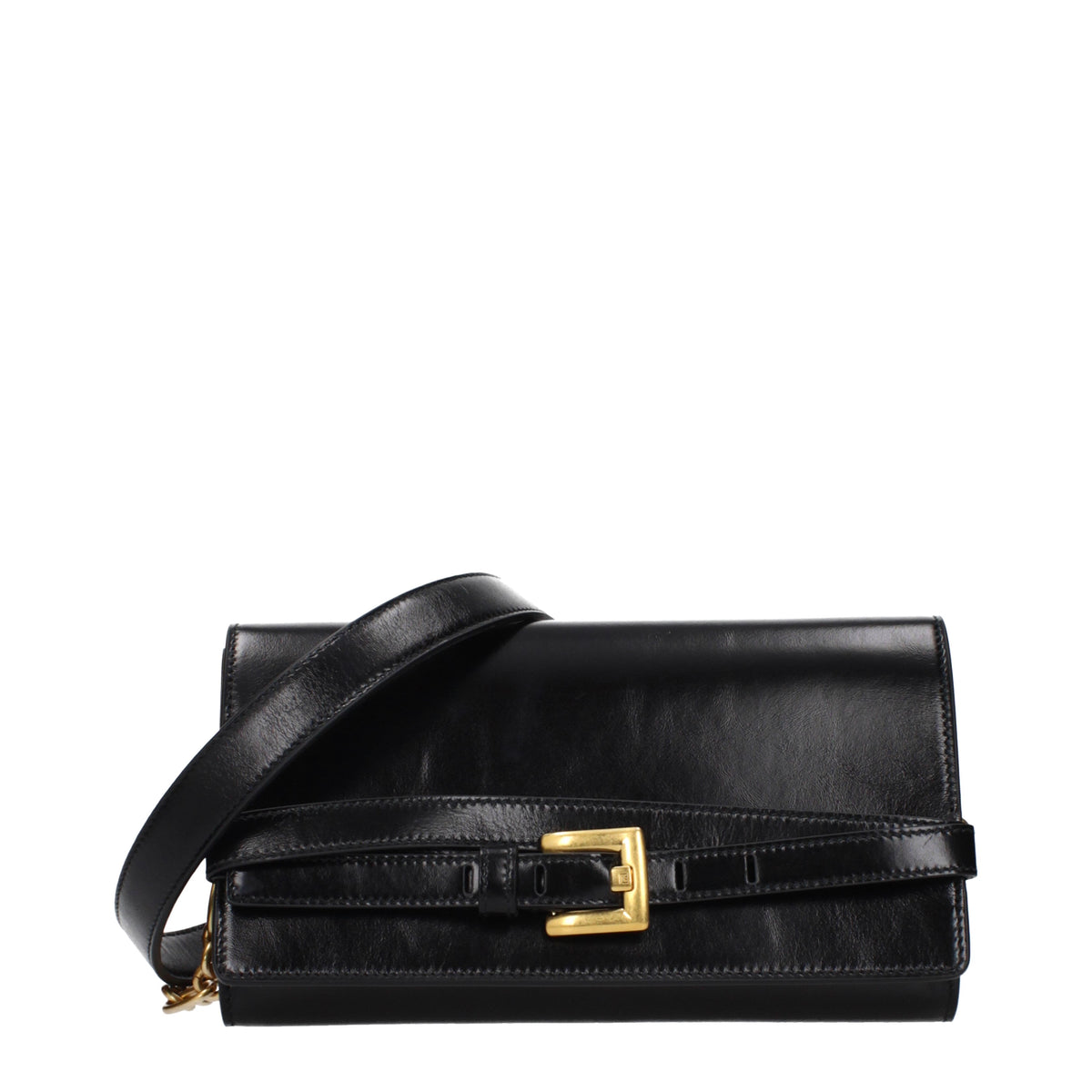 Balmain Clutches Women Leather Black