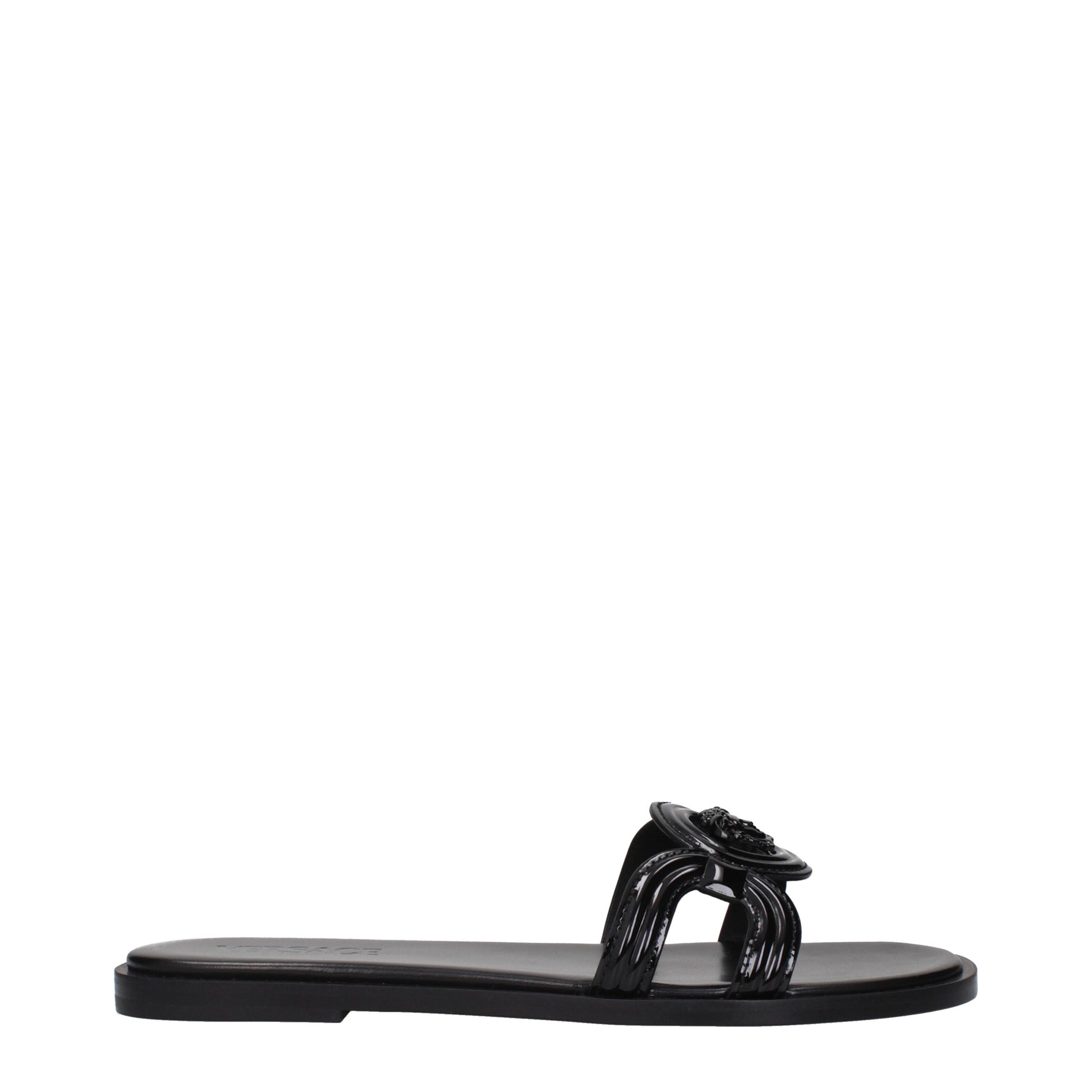 Versace Women's Slippers and Clogs Patent Leather