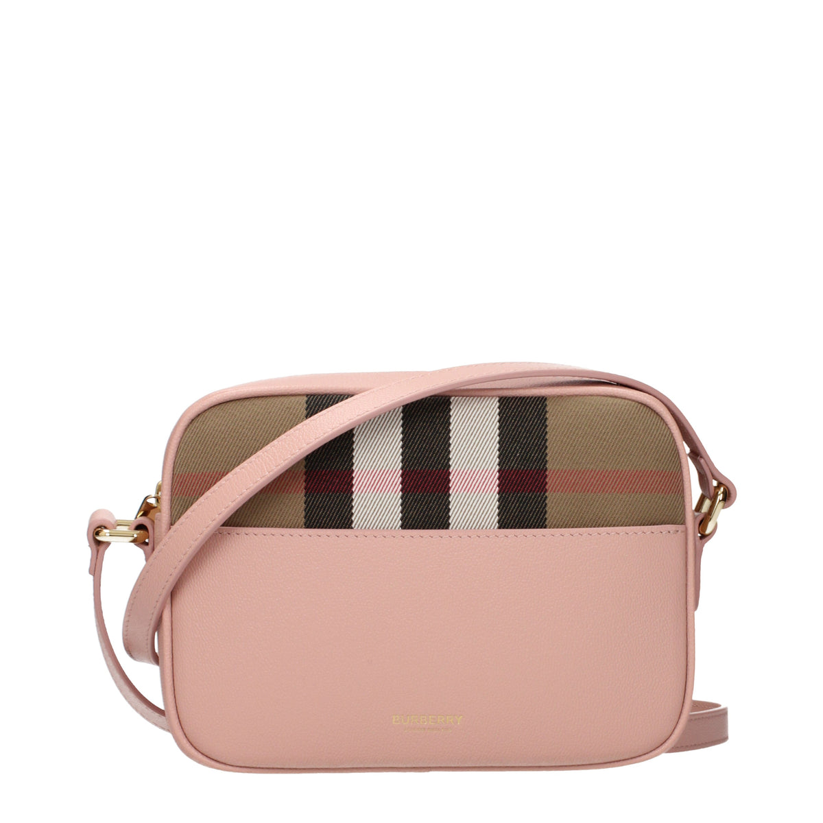 Burberry Crossbody Bags Women Leather Pink/Pink Powder