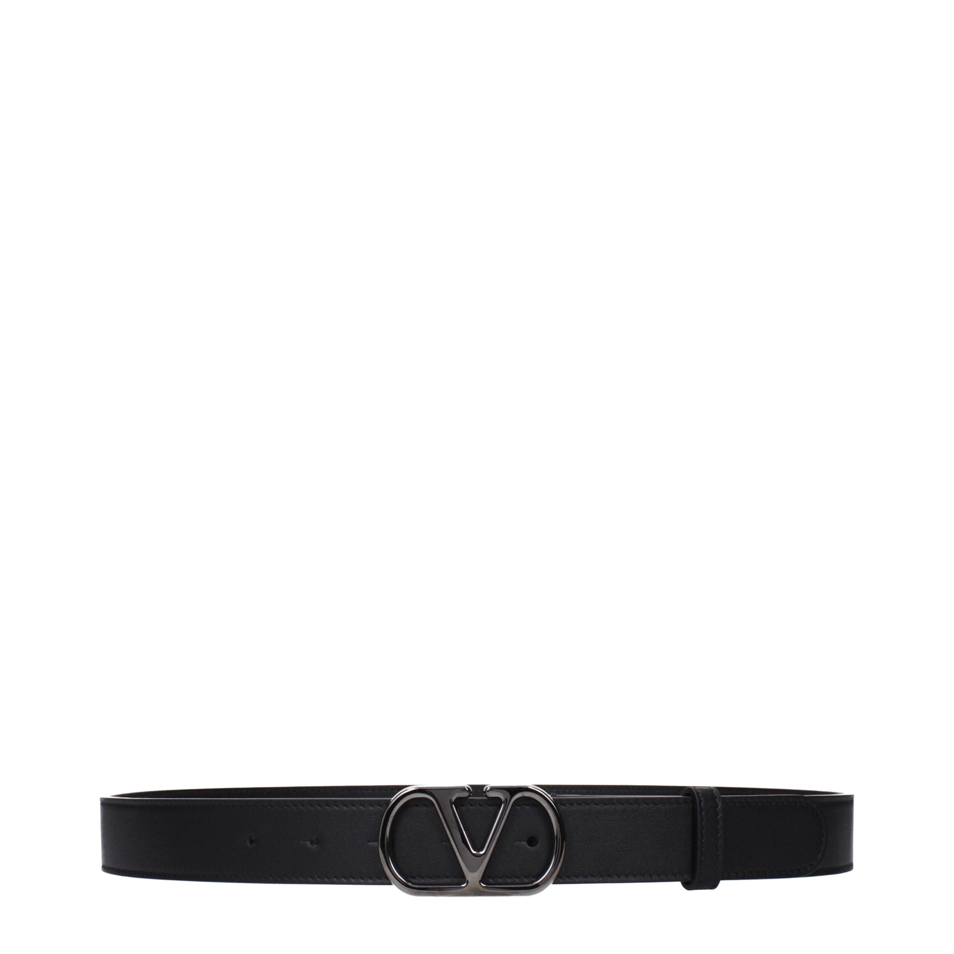 Valentino Garavani Belts Men Leather Brown