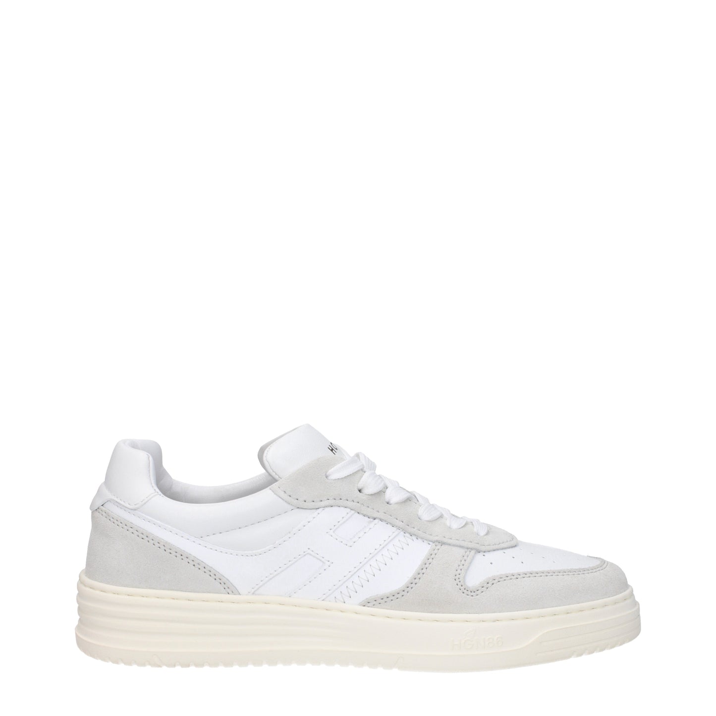 Hogan Men's Sneakers in Leather White/Light Grey