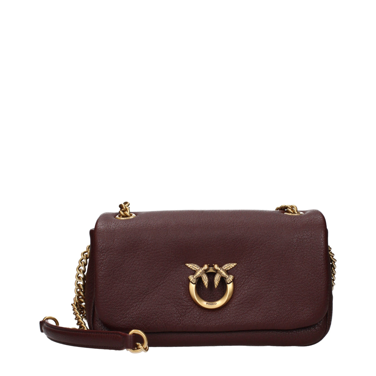 Pinko Shoulder Bags Women Leather Brown