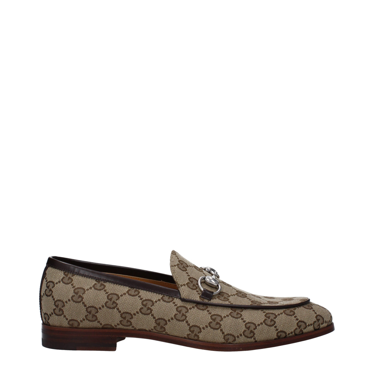 Gucci Loafers Men Fabric  Beige/Ebony