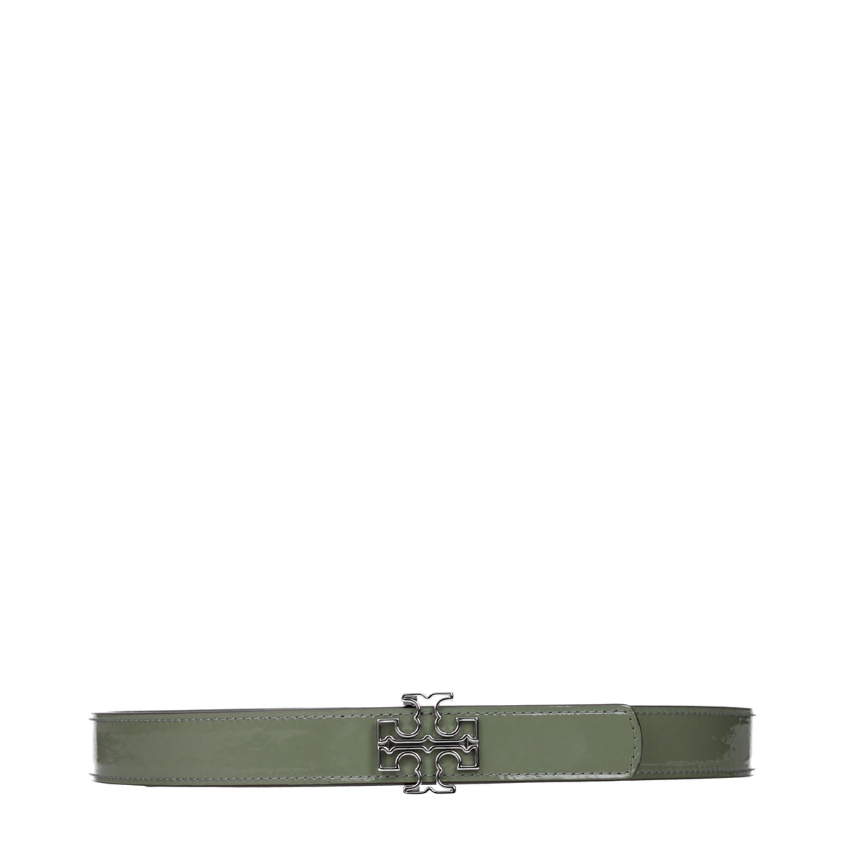 Tory Burch Belts Women Patent Leather Green/Jade