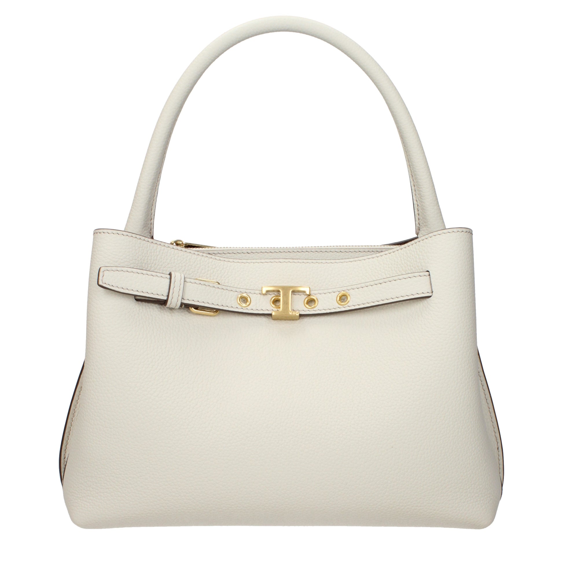 Tod's Handbags Women Leather Beige/Chalk