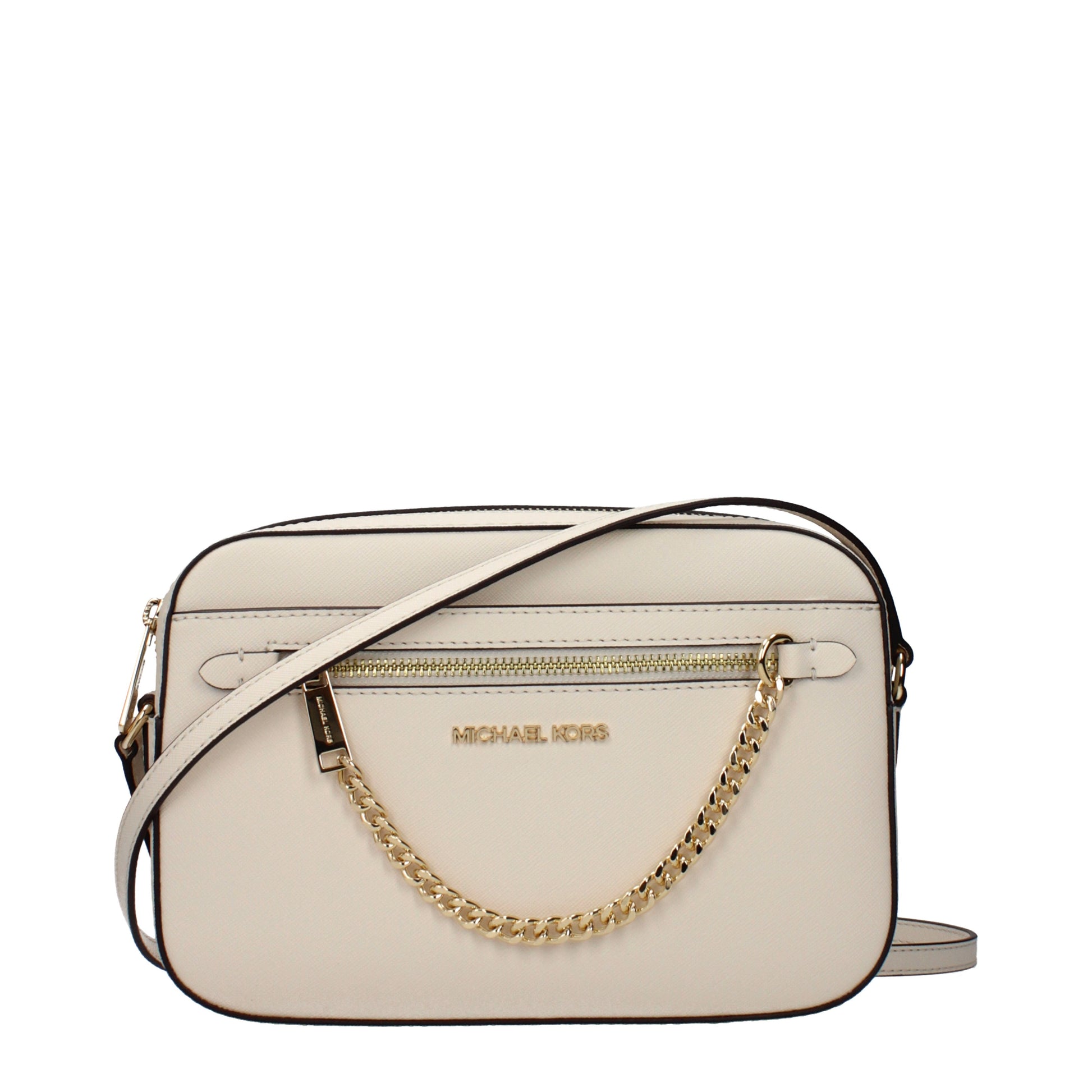 Michael Kors Women's Crossbody Bags Leather Cream
