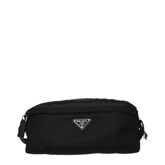 Prada Backpacks and Bumbags Men Fabric  Black