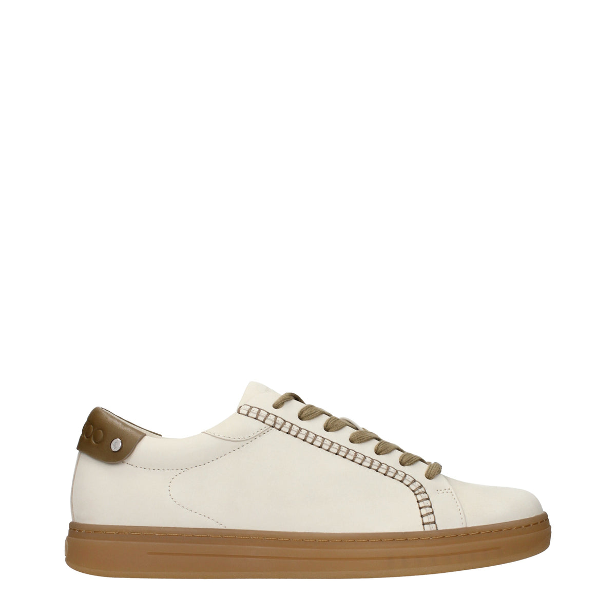 Jimmy Choo Sneakers Men Suede Beige/Khaki