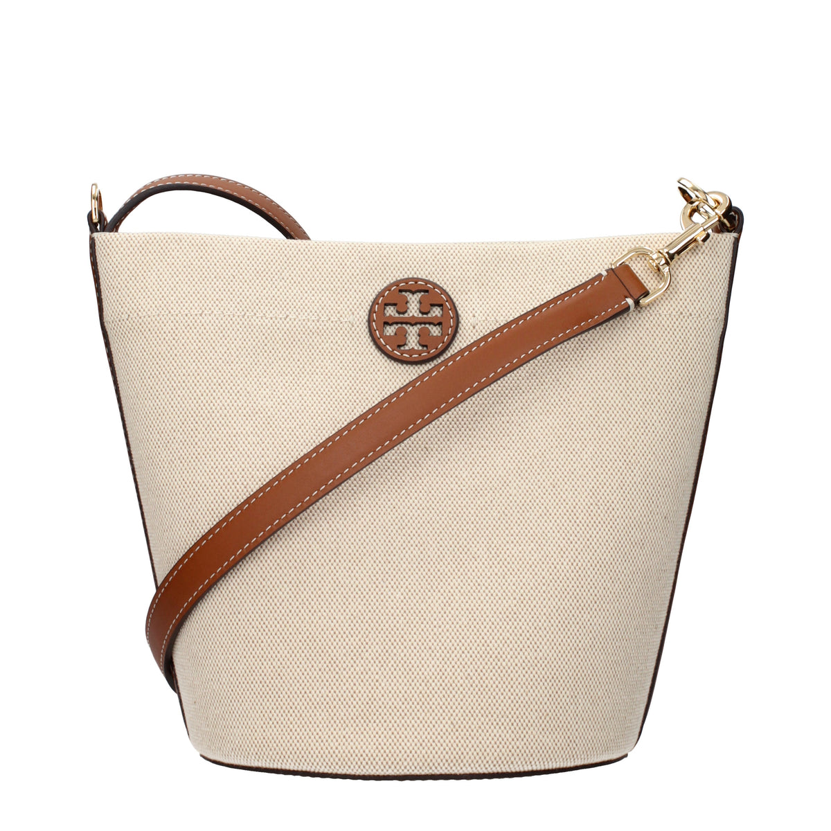 Tory Burch Crossbody Bags Women Fabric  Beige/Brown