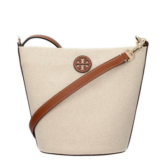 Tory Burch Crossbody Bags Women Fabric  Beige/Brown