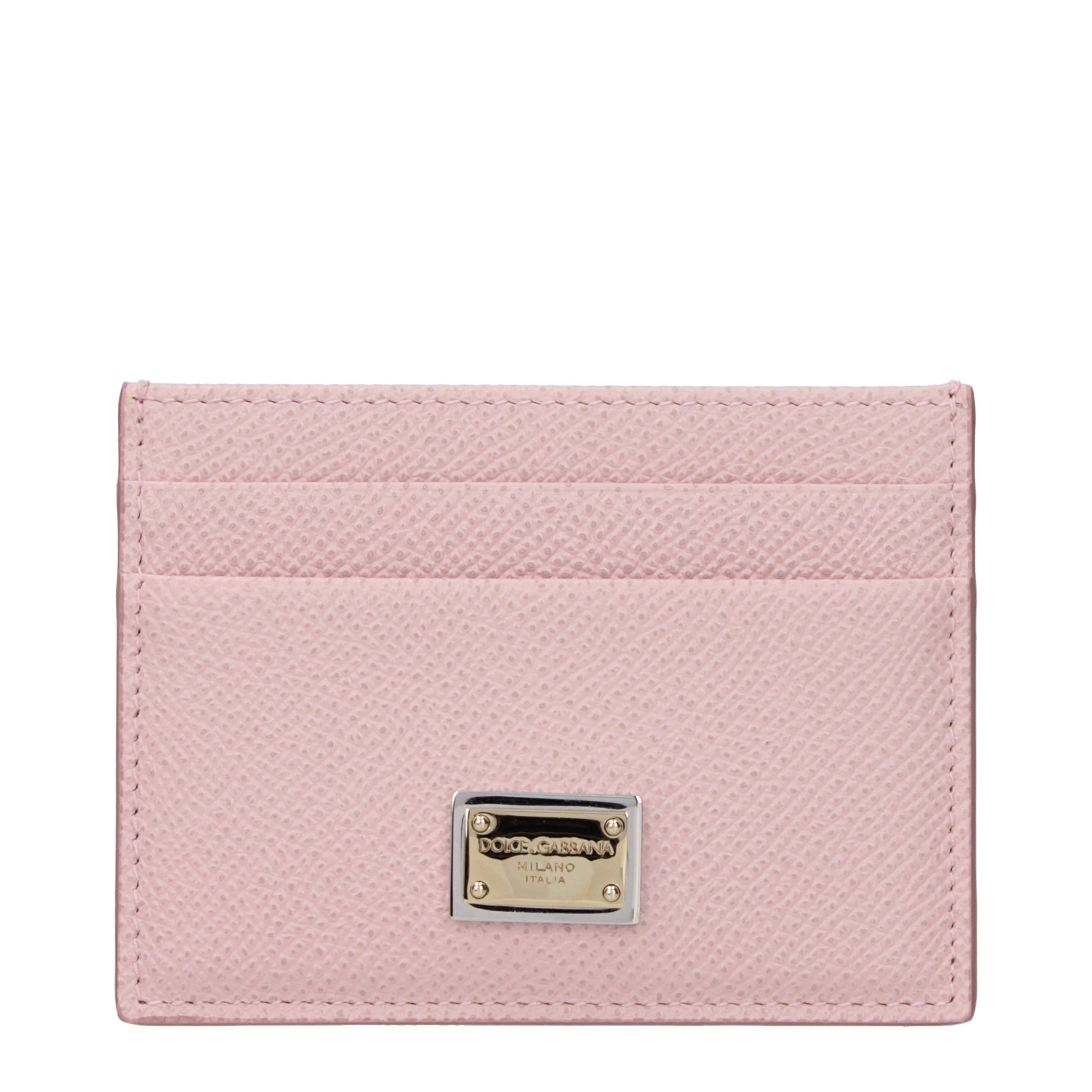 Dolce&Gabbana Document Holders Women Leather Pink/Nude Pink