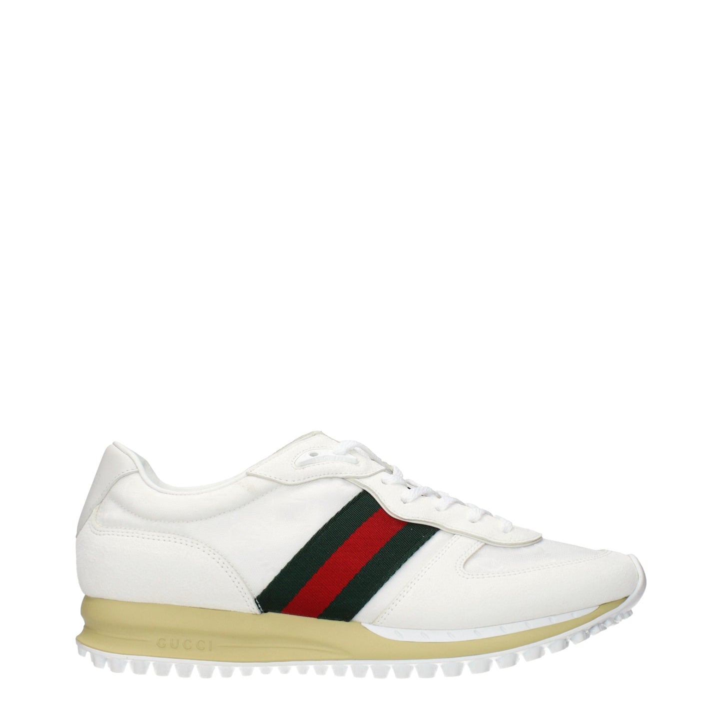 Gucci Sneakers Men Fabric  White