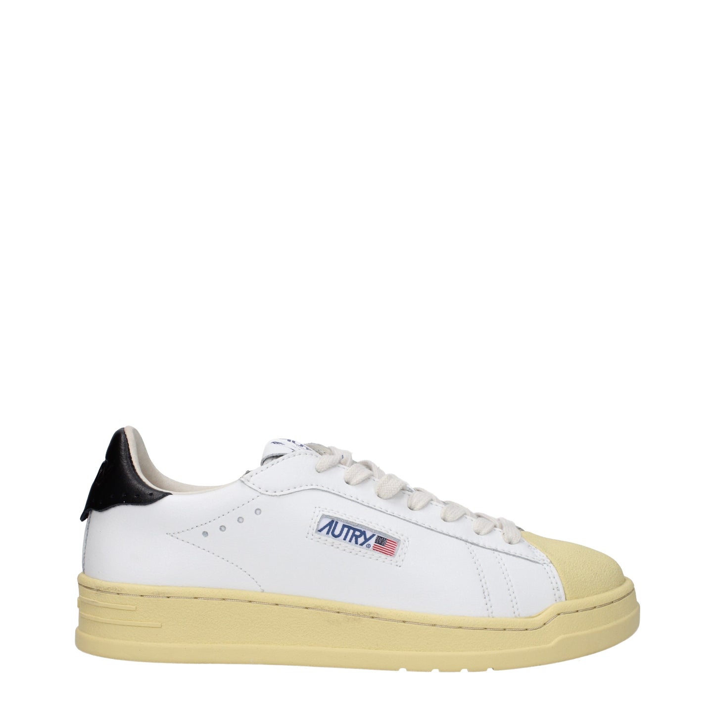 Autry Men's Sneakers in Leather White/Black