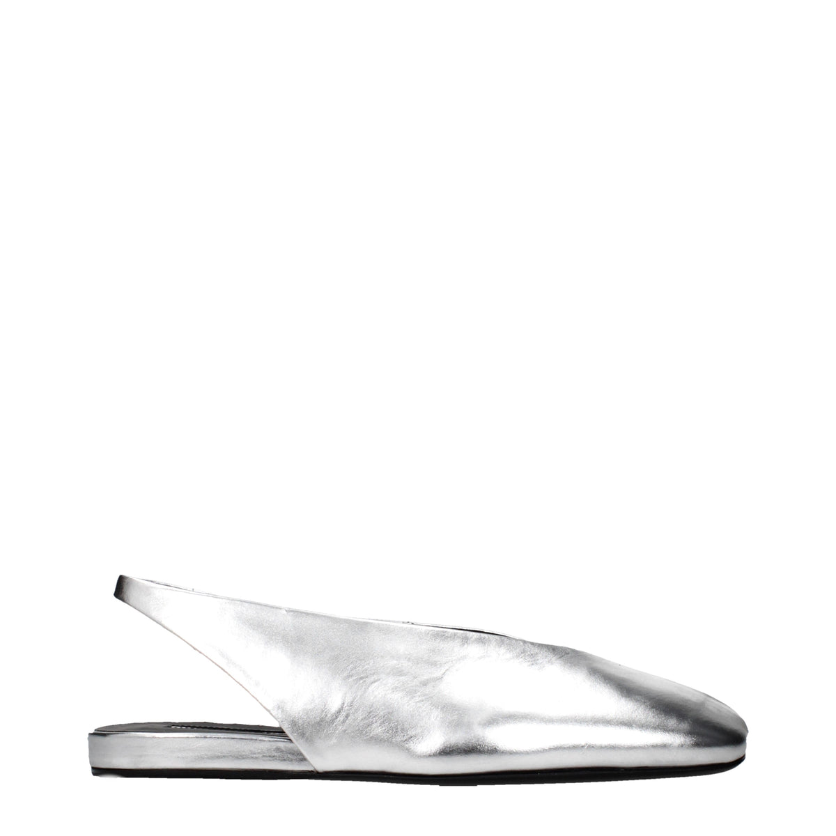 Jil Sander Sandals Women Leather Silver