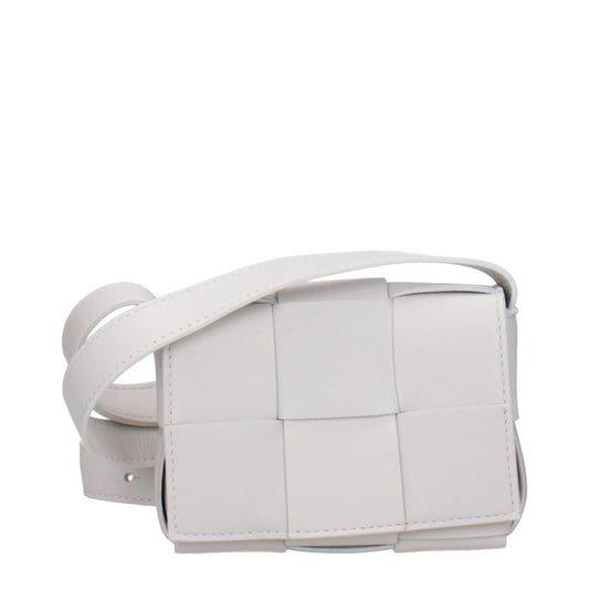 Bottega Veneta Crossbody Bags Women Leather White