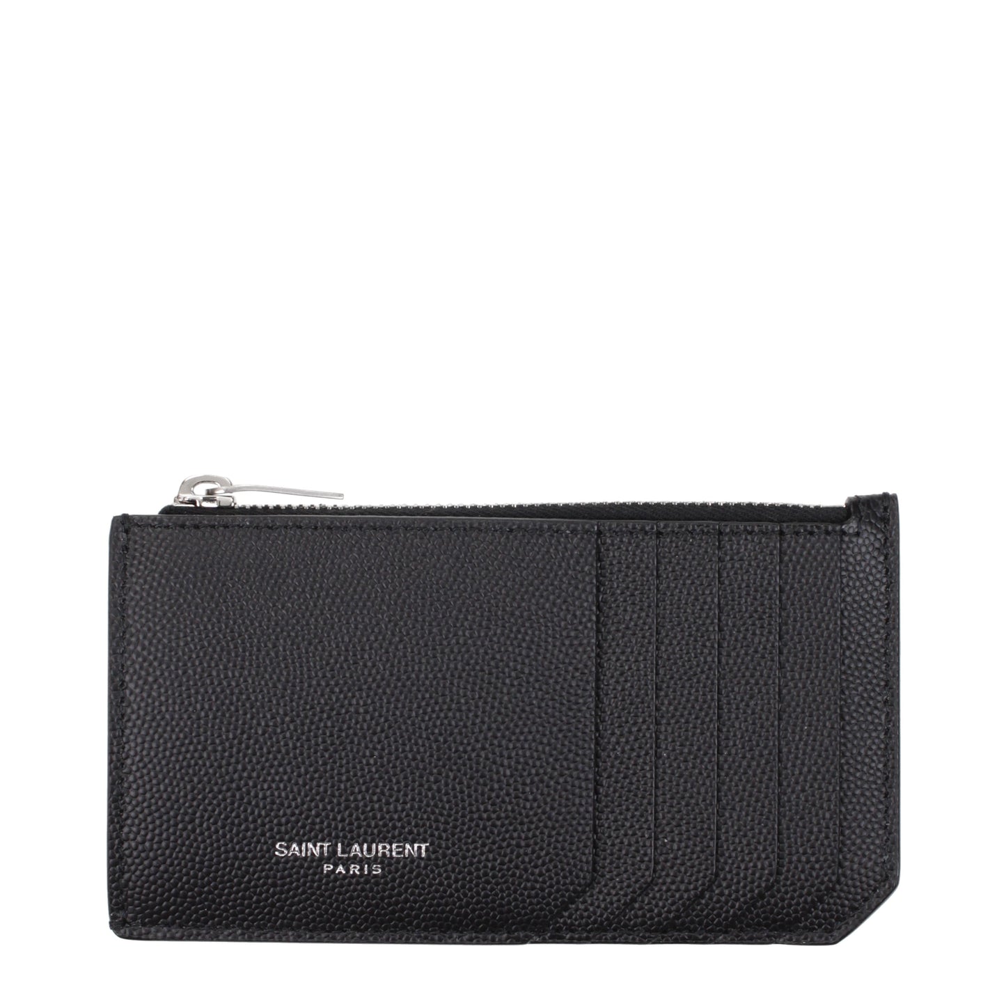 Saint Laurent Coin Purses Men Leather Black