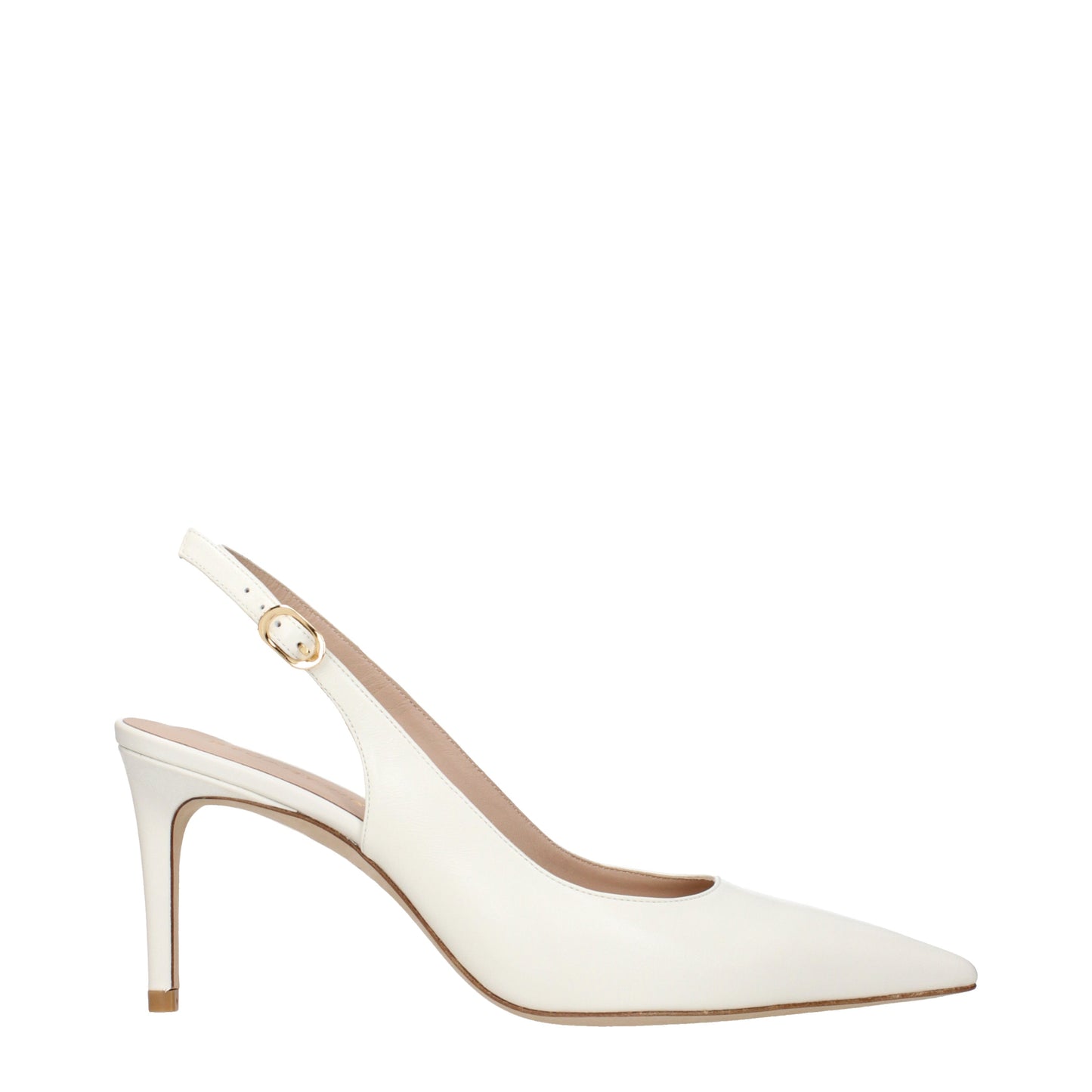 Stuart Weitzman Sandals Women Leather Beige/Cream