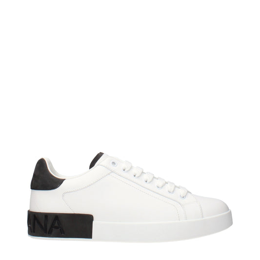 Dolce&Gabbana Sneakers Men Leather White/Black