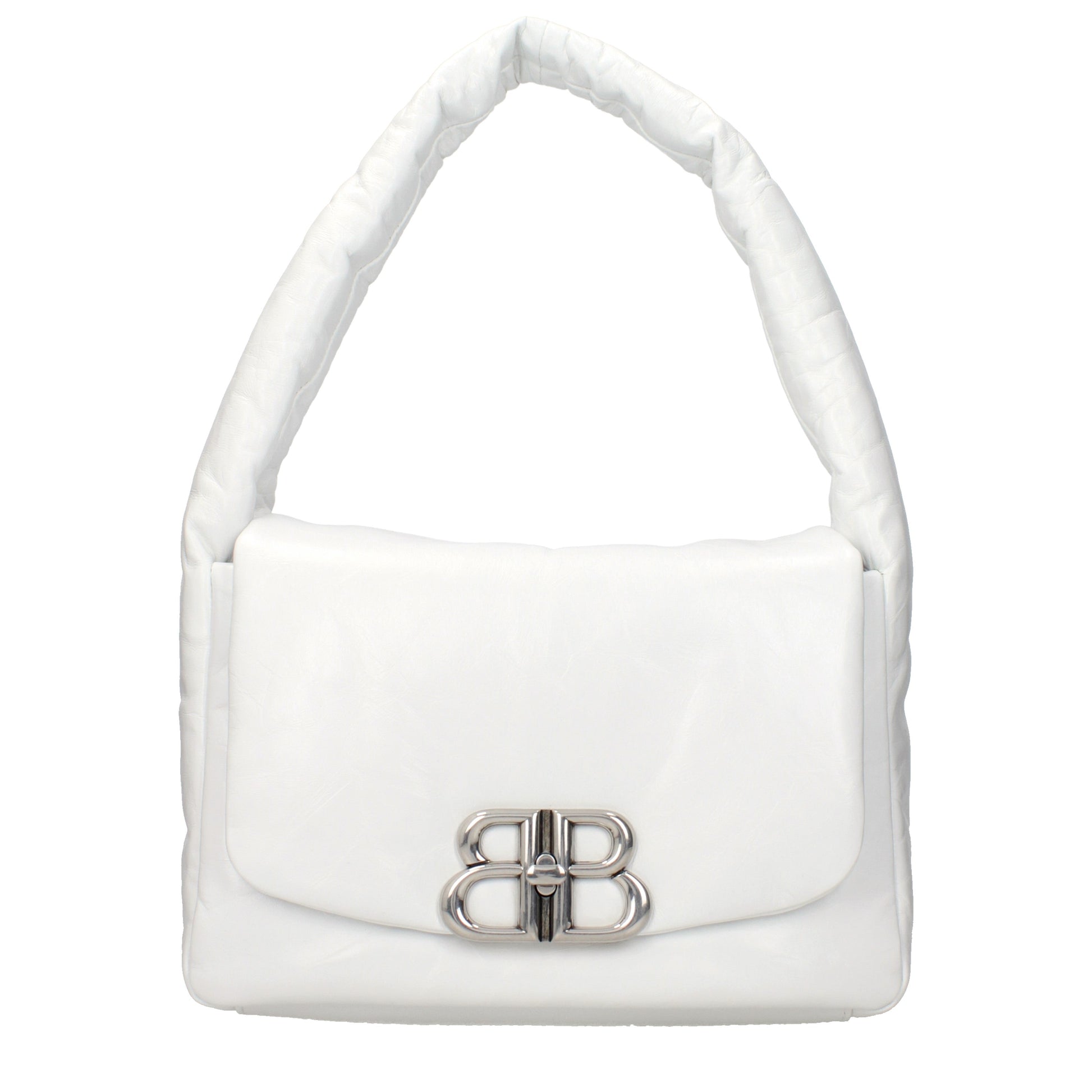 Balenciaga Handbags Women Leather White