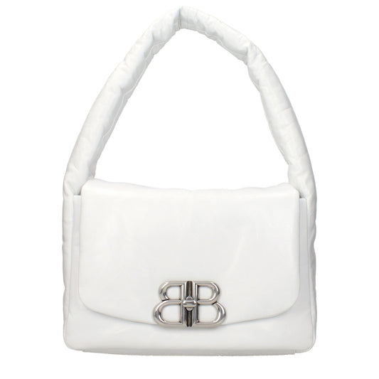 Balenciaga Handbags Women Leather White