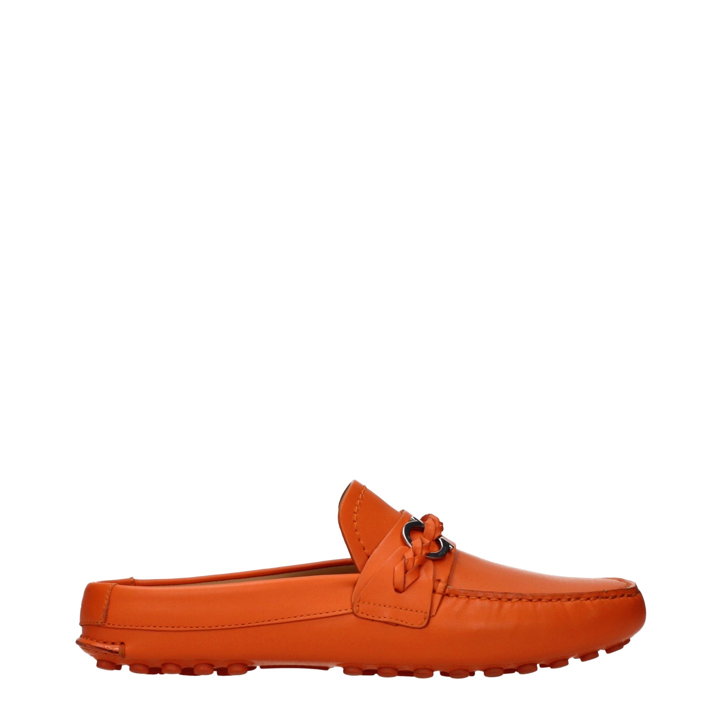 Salvatore Ferragamo Slippers and Clogs Women Leather Orange