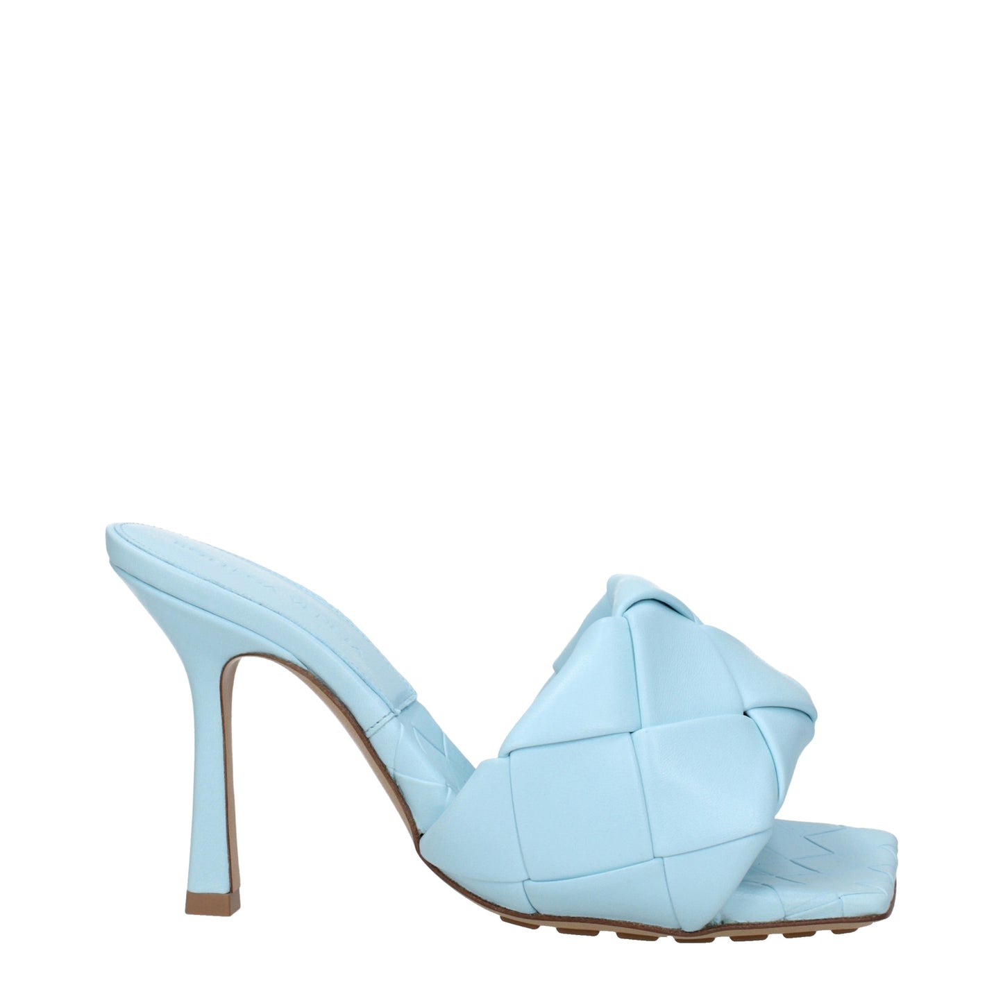 Bottega Veneta Women's Sandals in Leather Heavenly/Pale Blue