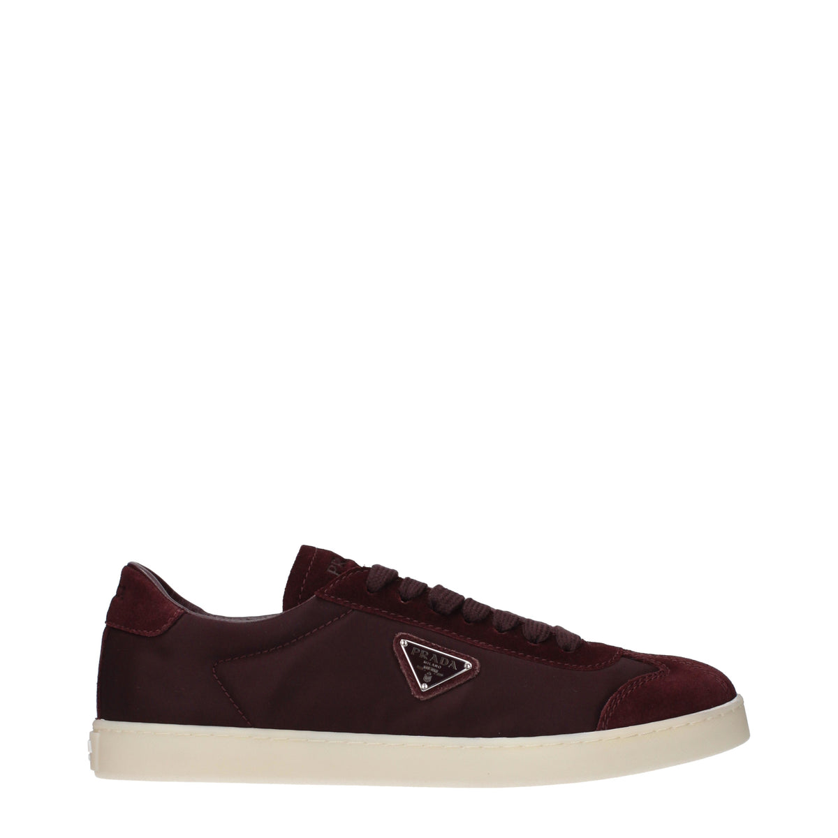Prada Sneakers Men Fabric  Red/Bordeaux