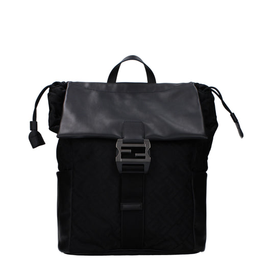 Fendi Backpacks and Bumbags Men Fabric  Black