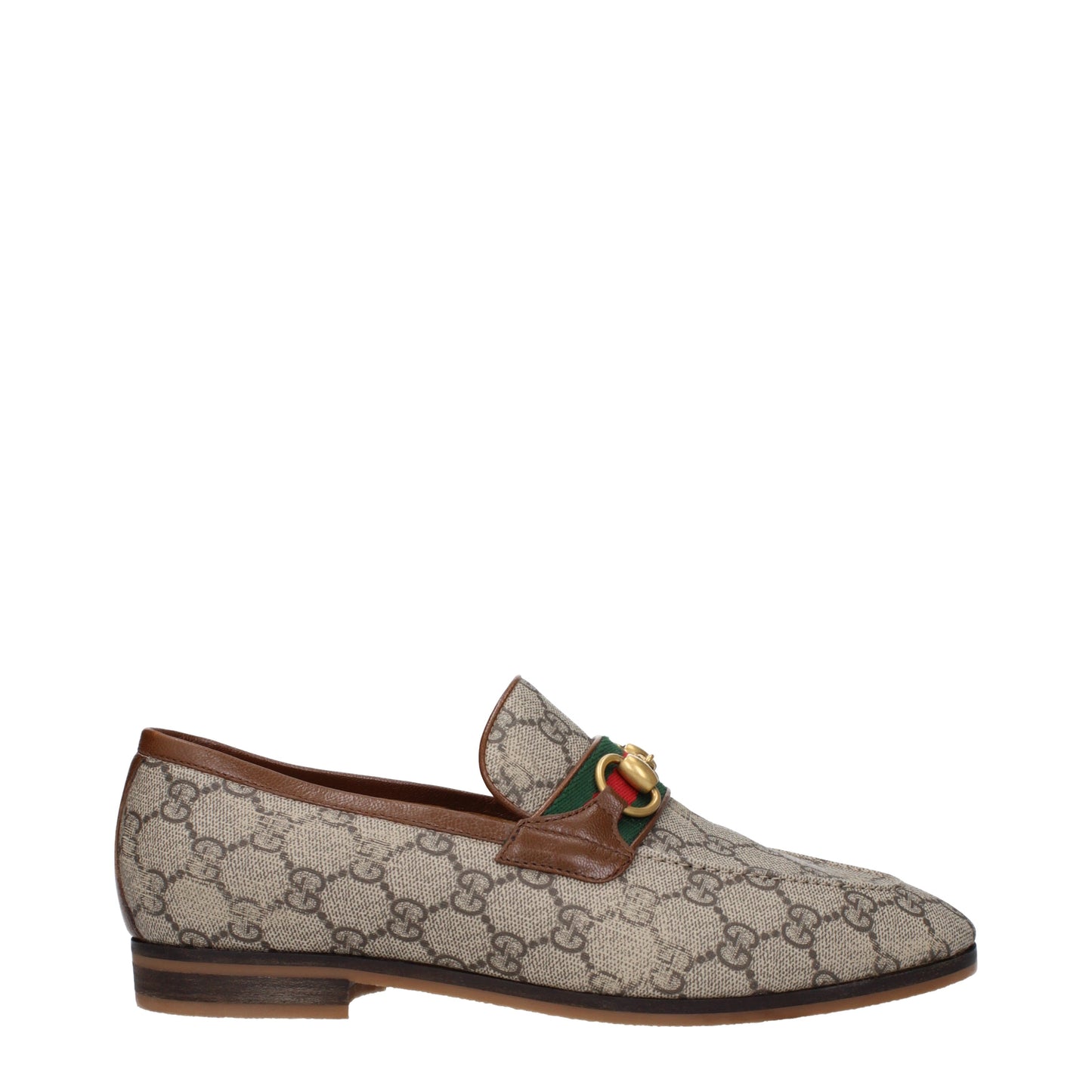 Gucci Men's Loafers in Fabric  Beige