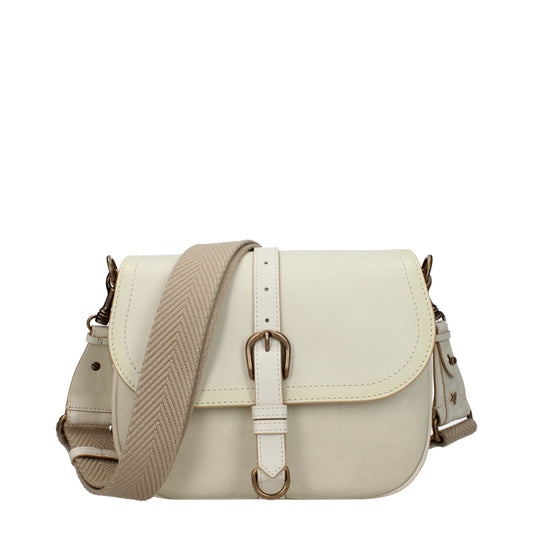 Golden Goose Crossbody Bags Women Leather Beige/Porcelain