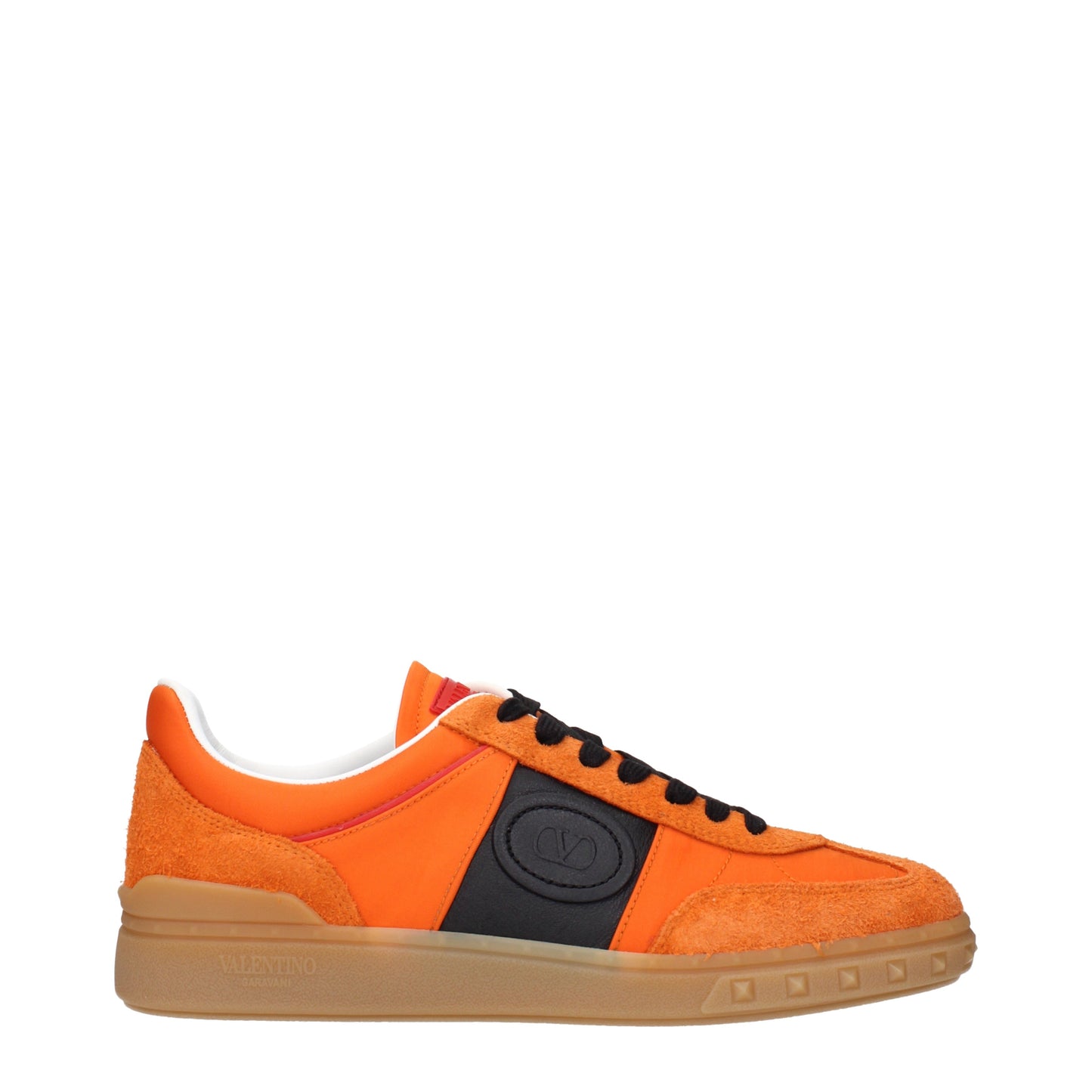 Valentino Garavani Men's Sneakers Fabric Orange