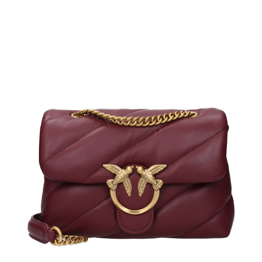 Pinko Shoulder Bags Women Leather Violet/Currant
