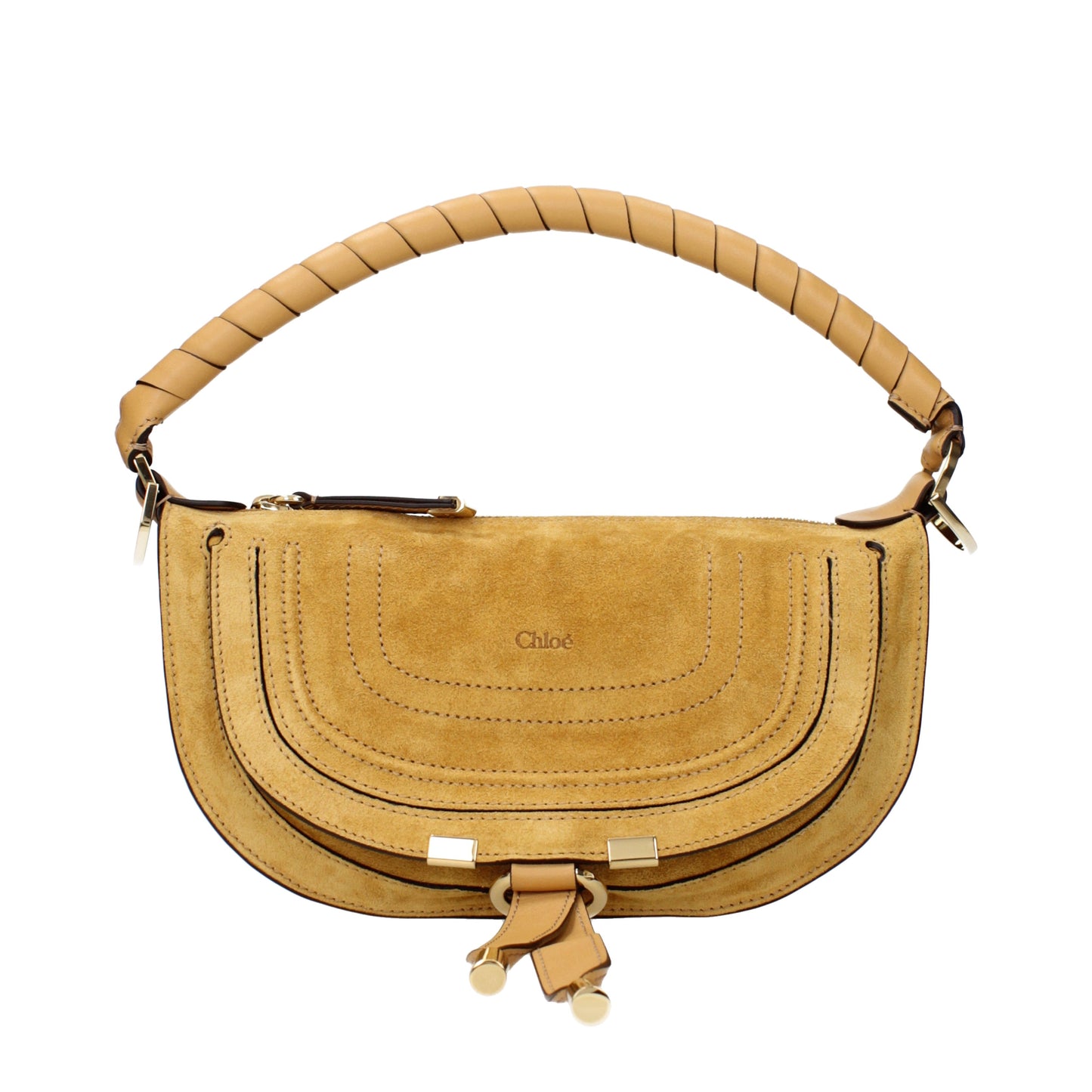 Chloé Handbags Women Suede Orange/Light Orange