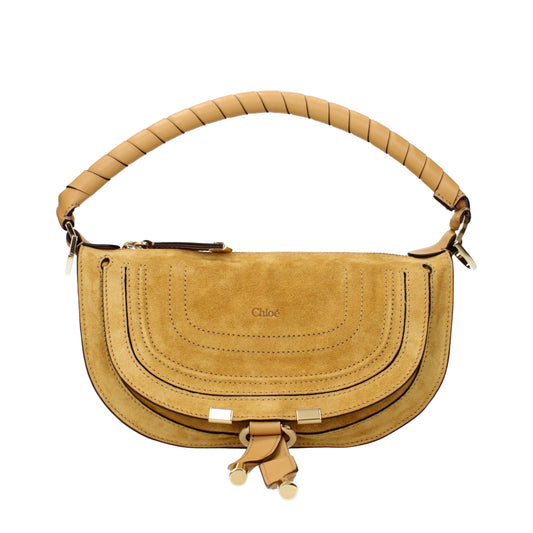 Chloé Handbags Women Suede Orange/Light Orange