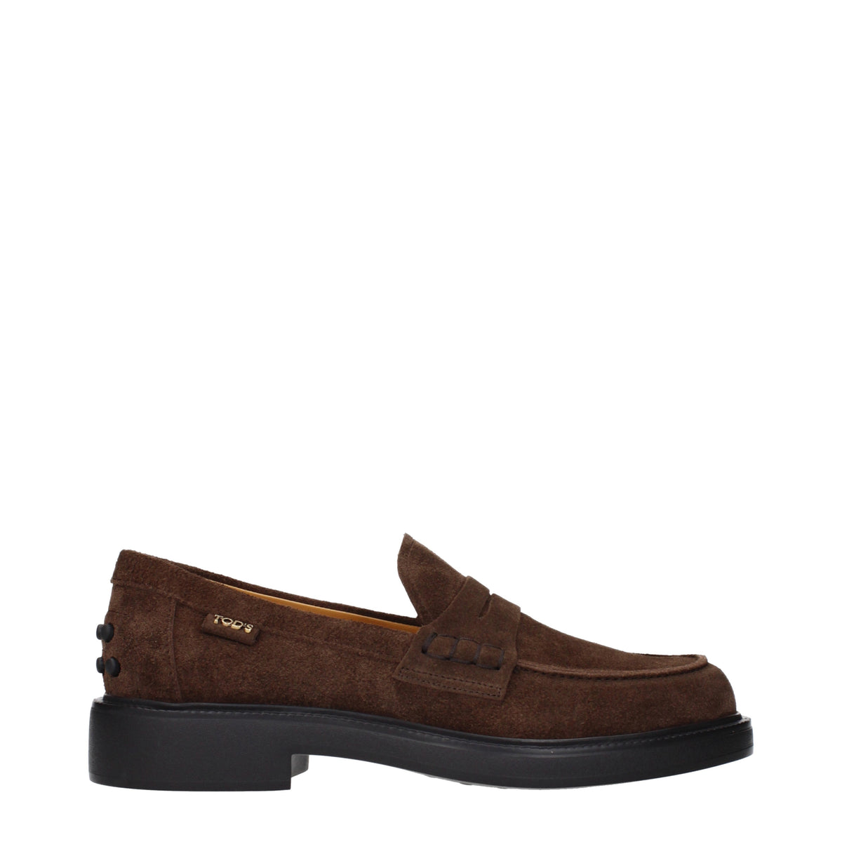 Tod's Loafers Women Suede Brown