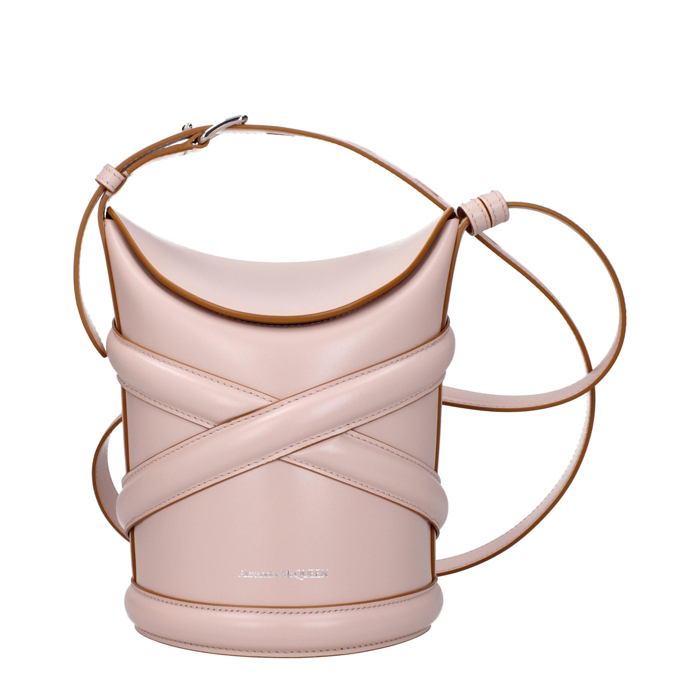 Alexander McQueen Crossbody Bags Women Leather Pink