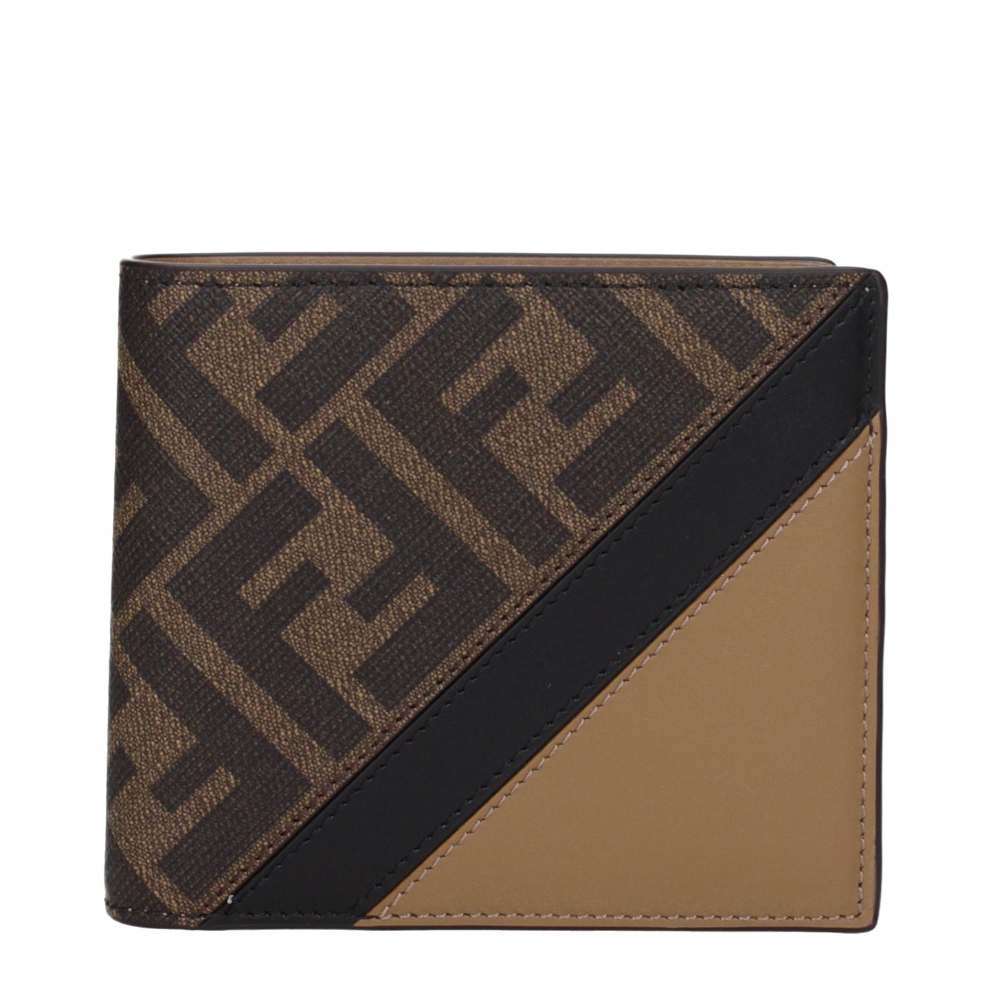 Fendi Wallets Men Fabric  Brown/Tobacco